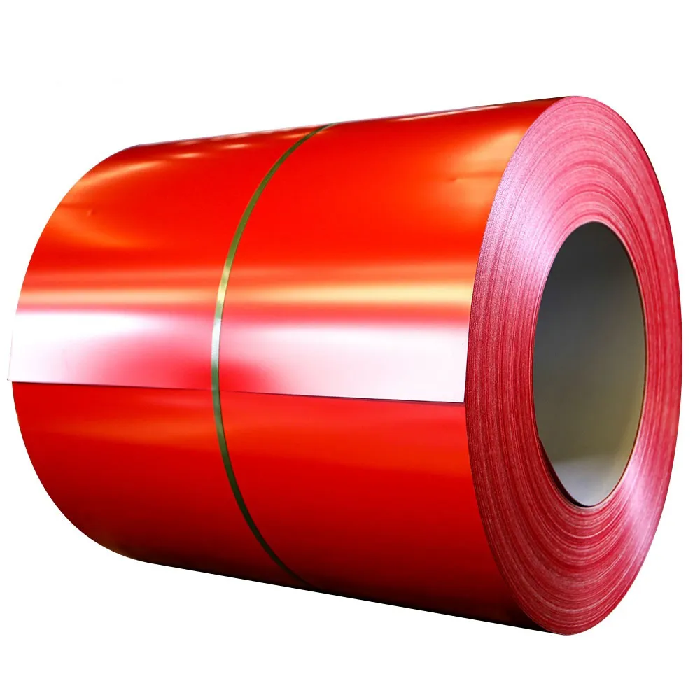 Factory price 0.25mm 20/5um paint coating color coated galvanized ppgi steel coil rolls for sale